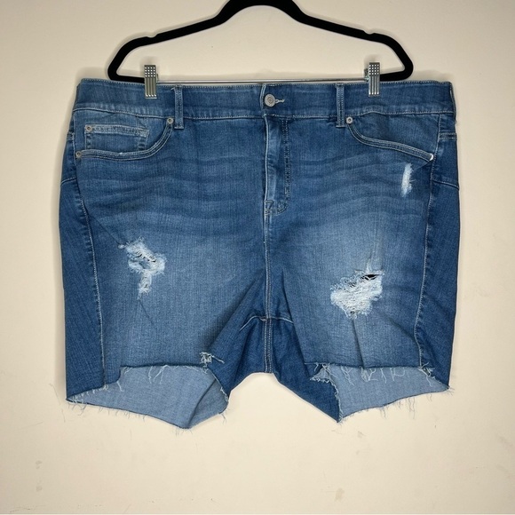 TORRID Distressed Bremuda Plus Size Shorts - Picture 1 of 5